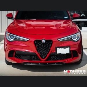  Alfa Romeo Stelvio Front Splitter - Carbon Fiber - Quadrifoglio